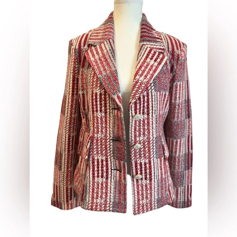 Cabi Patchwork Blazer (S) - image 4